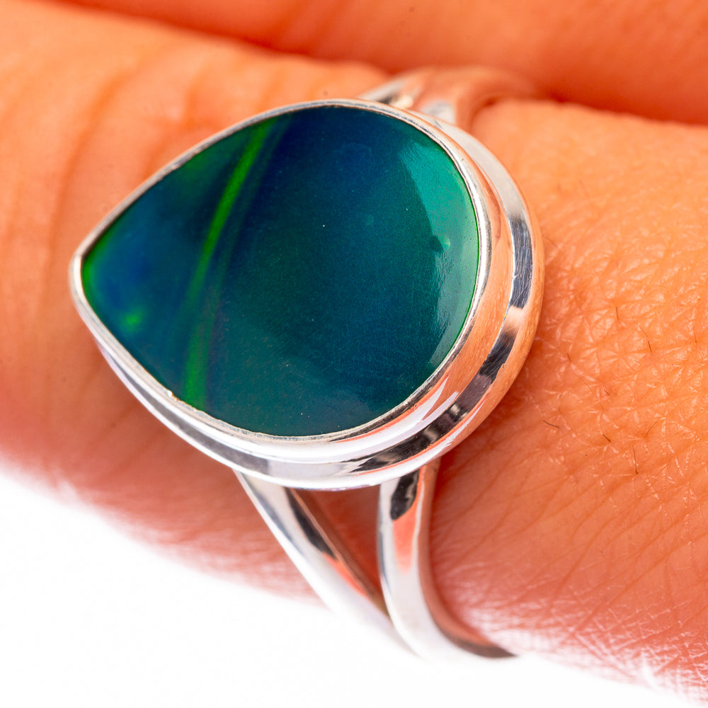 Aura Opal 925 Sterling Silver Ring Size 9 (925 Sterling Silver) RING140365