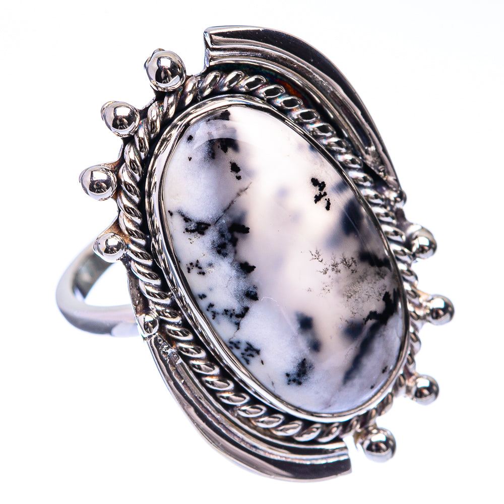 Premium Dendritic Opal Ring Size 7.25 (925 Sterling Silver) R141829