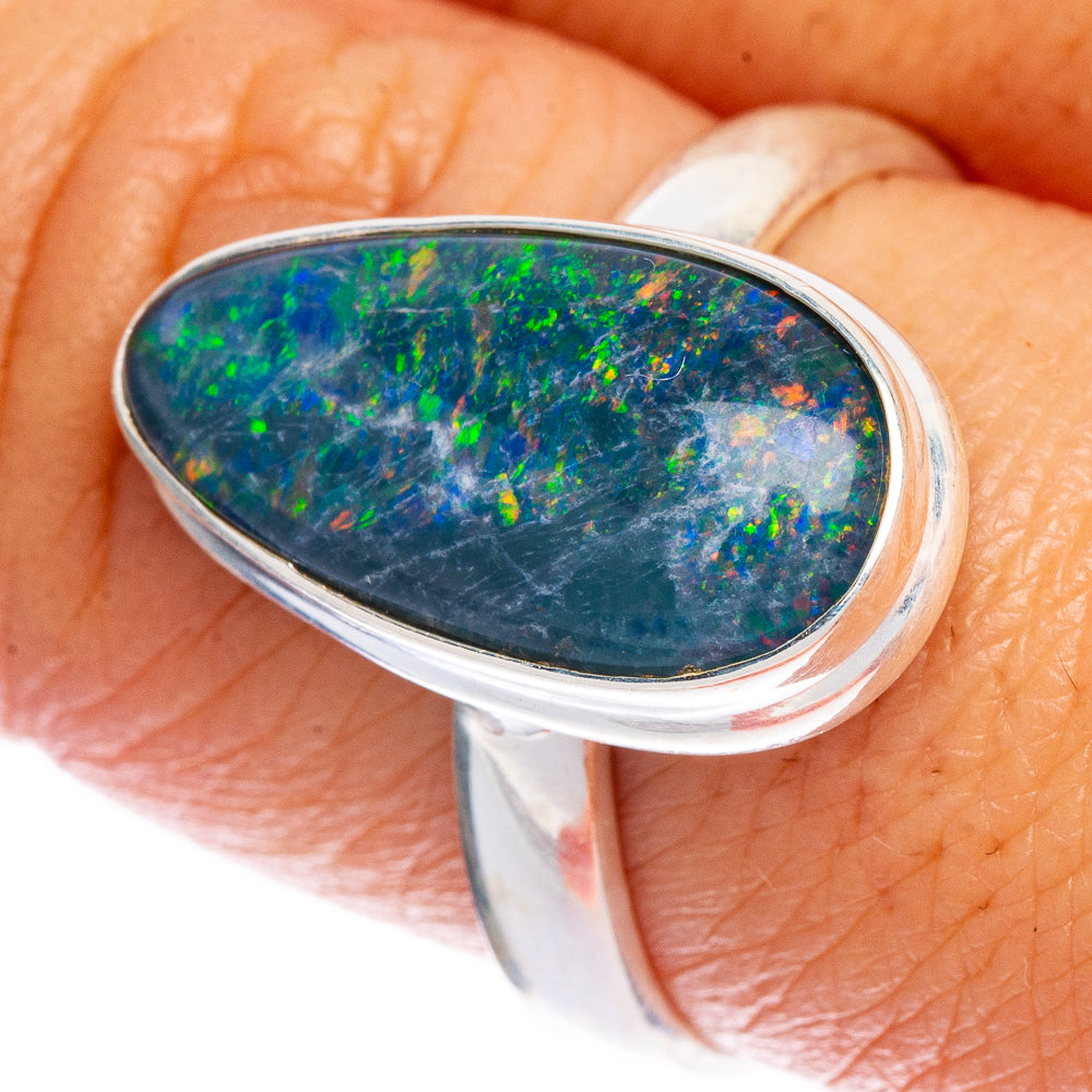 Triplet Opal Ring Size 8.75 (925 Sterling Silver) R147253