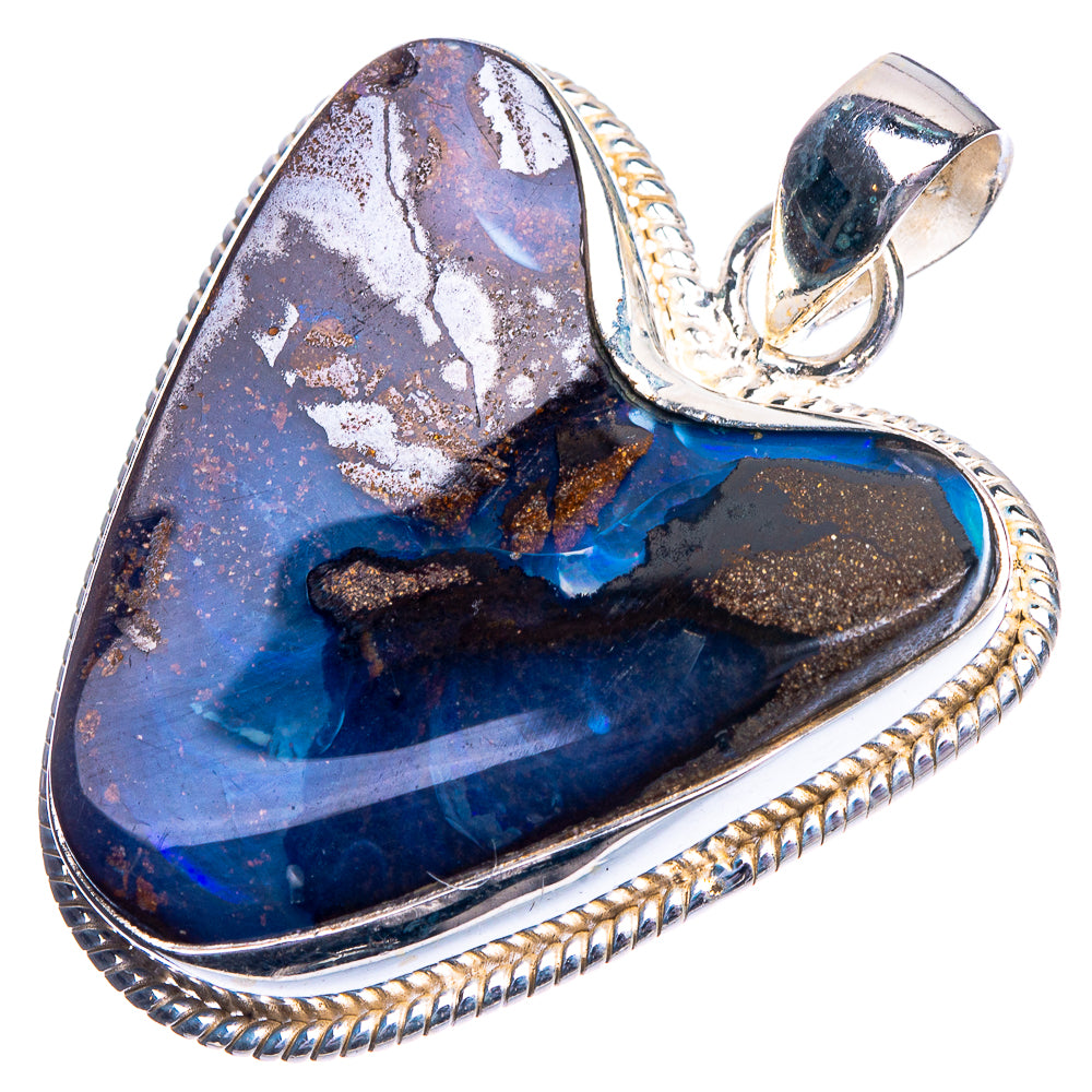 Boulder Opal Pendant 1 5/8" (925 Sterling Silver) P39211