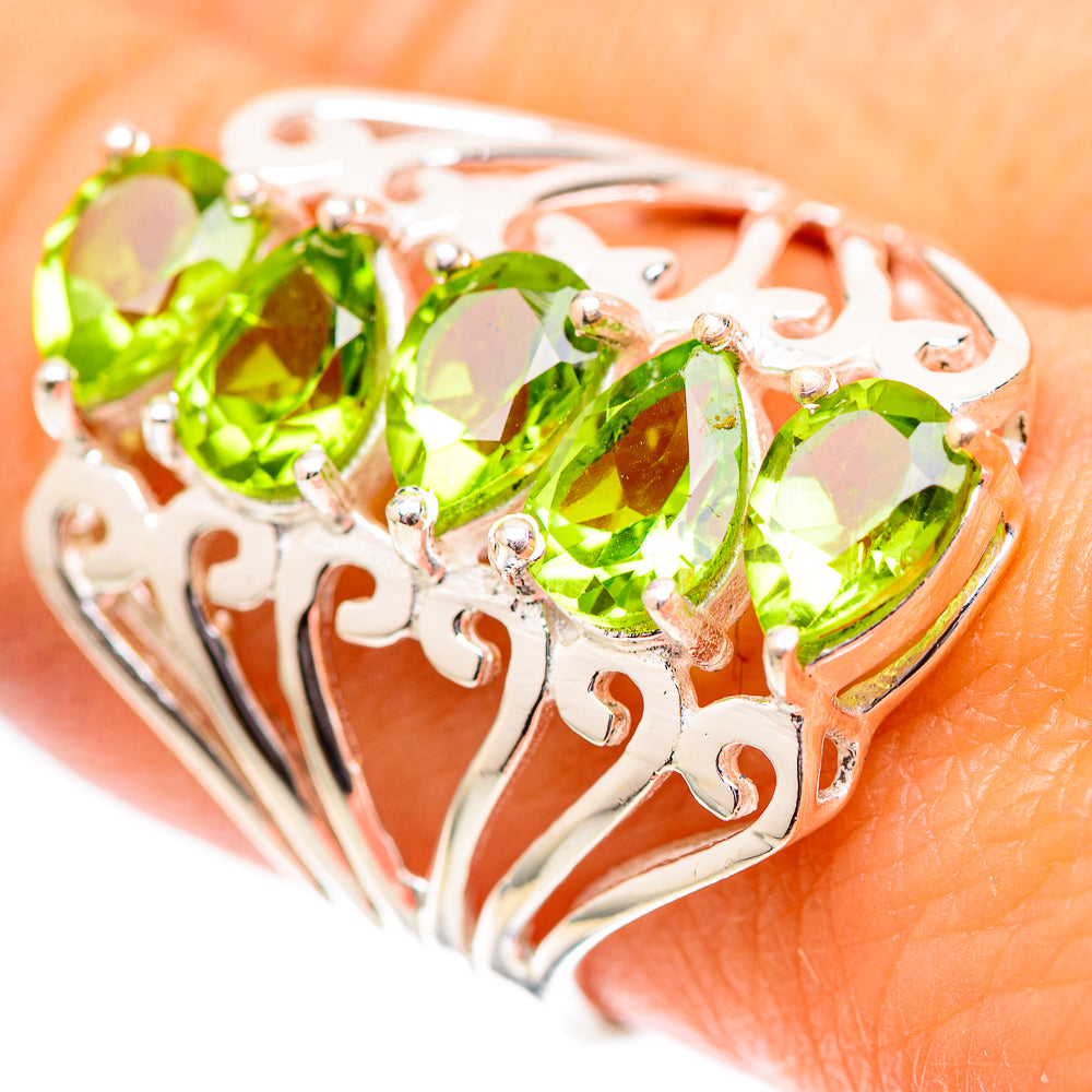 Peridot Ring Size 8.25 (925 Sterling Silver) RING139014