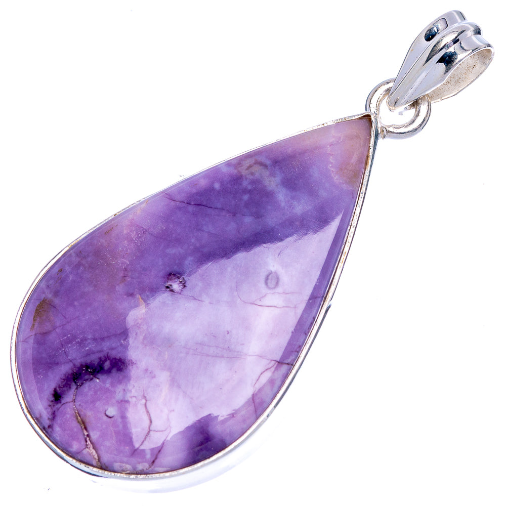 Tiffany Stone Pendant 2" (925 Sterling Silver) P40584
