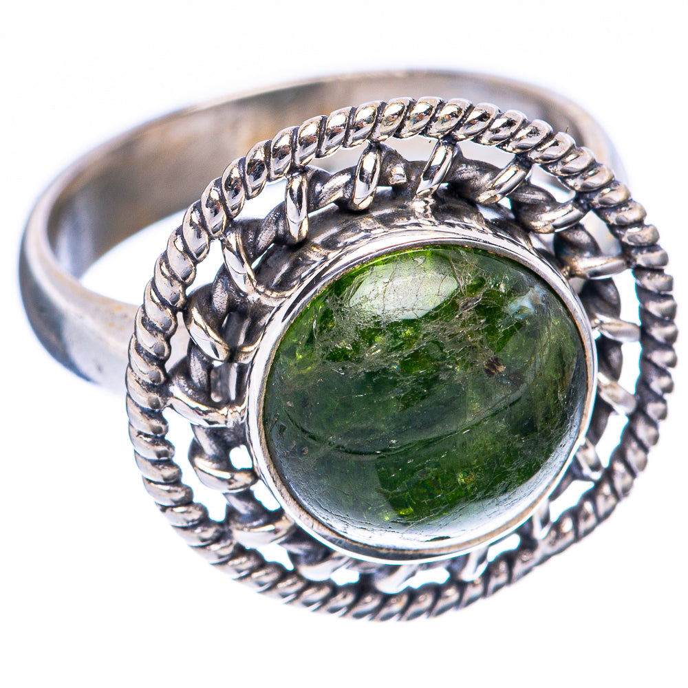 Chrome Diopside Ring Size 6.25 (925 Sterling Silver) R2144