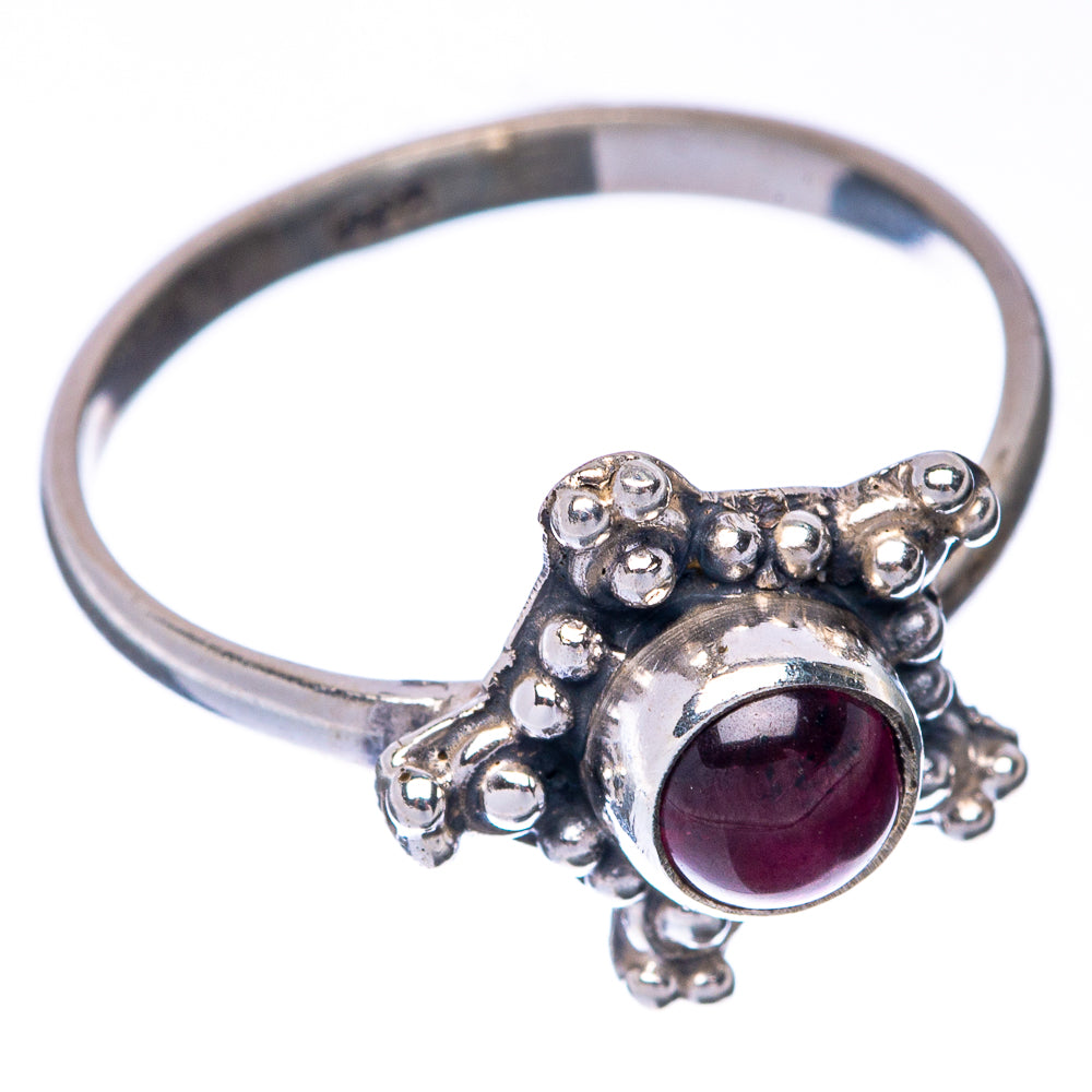 Garnet Dainty Ring Size 6 (925 Sterling Silver) R145273