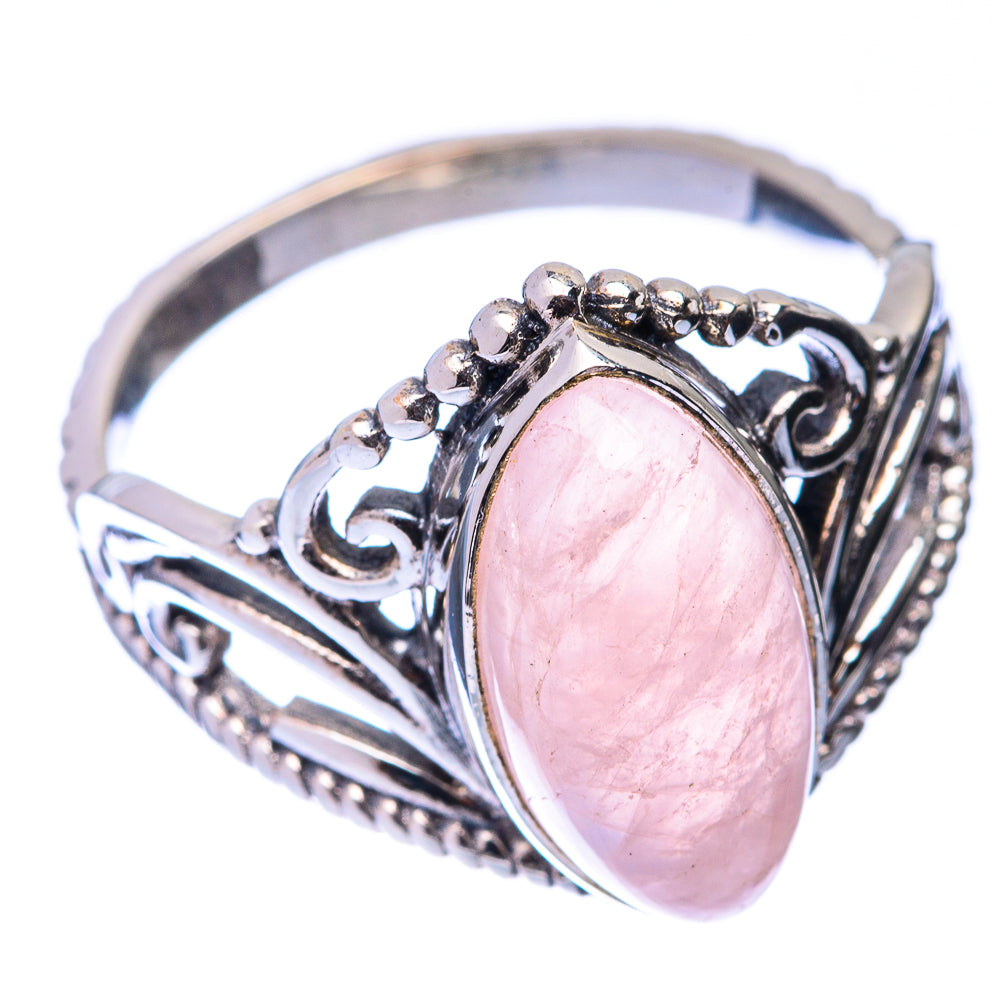 Rose Quartz Ring Size 10 (925 Sterling Silver) R141088
