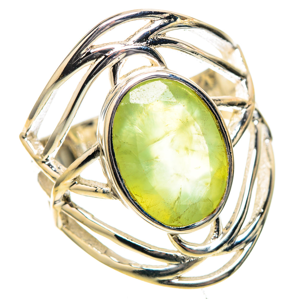 Prehnite Ring Size 7.5 (925 Sterling Silver) RING137901