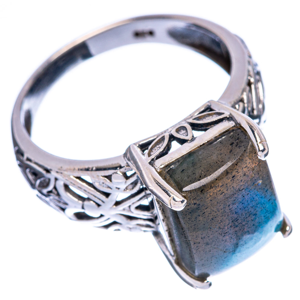 Labradorite Ring Size 7.75 (925 Sterling Silver) R146209