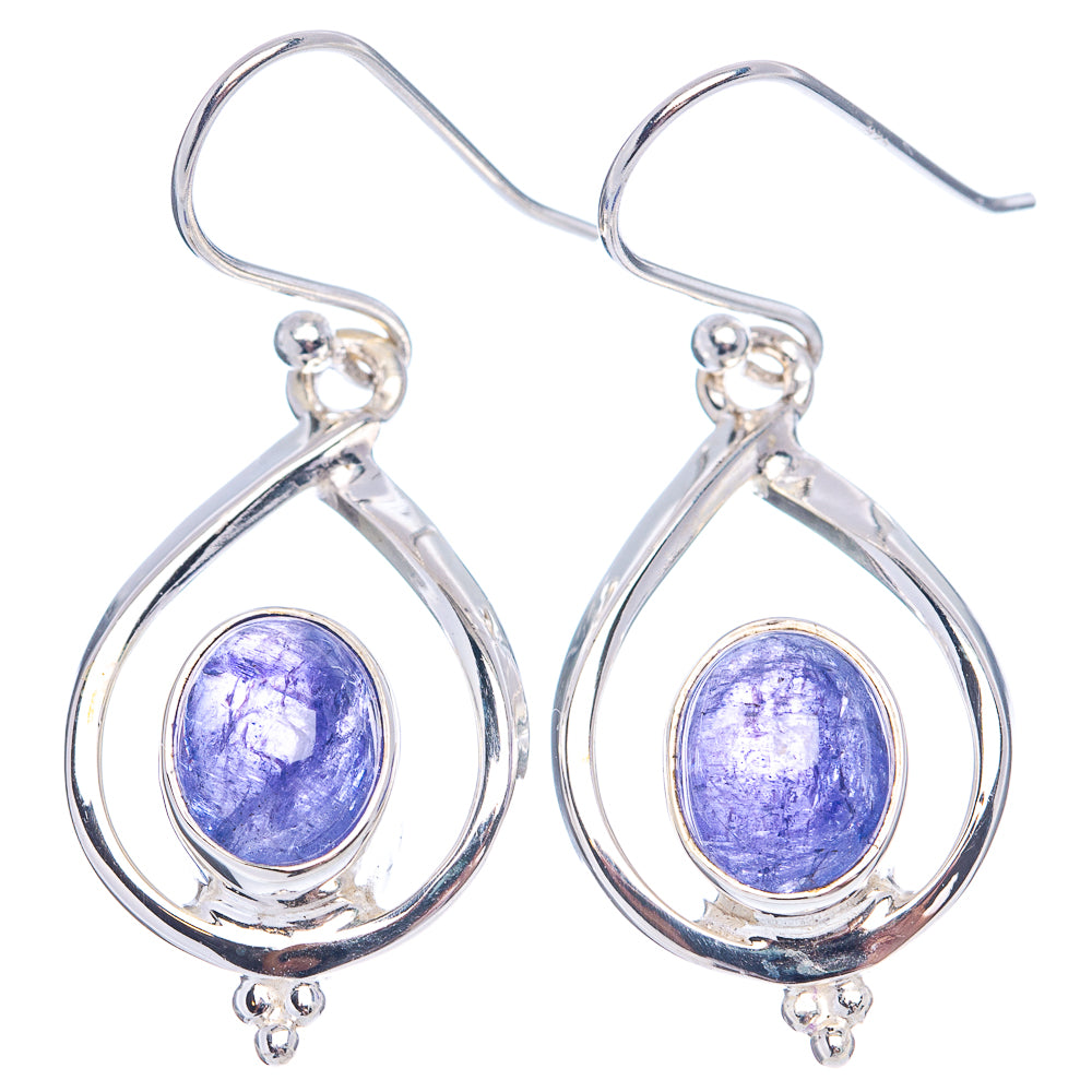 Premium Tanzanite Earrings 1 1/2" (.925 Sterling Silver)