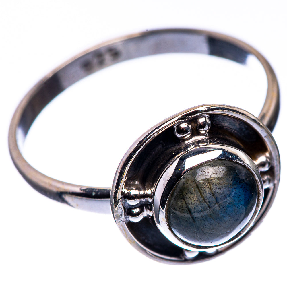 Labradorite Dainty Ring Size 6 (925 Sterling Silver) R142611