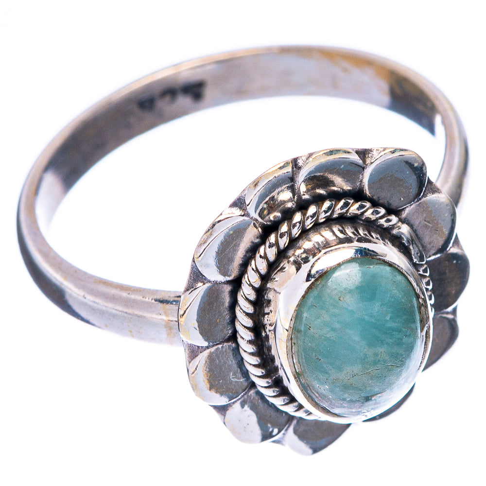Aquamarine Dainty Ring Size 6.75 (925 Sterling Silver) R5721