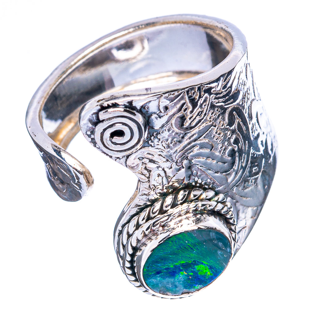 Rare  Doublet Opal Ring Size 5 (925 Sterling Silver) R3657