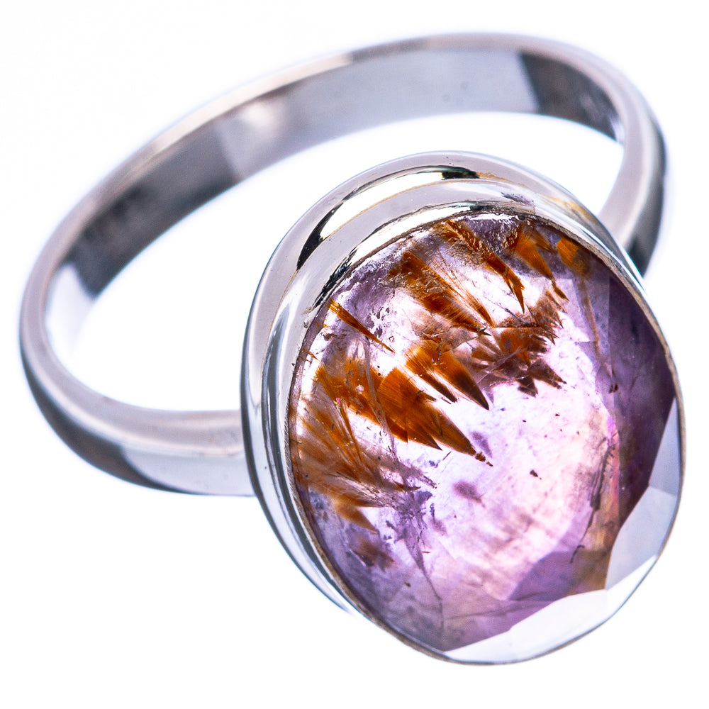 Rare Cacoxenite Ring Size 9 (925 Sterling Silver) R4179