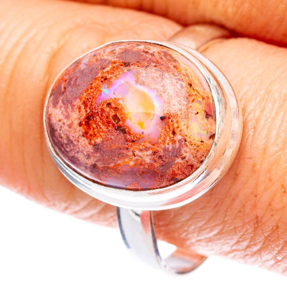 Rare Mexican Fire Opal Ring Size 10.75 (925 Sterling Silver) R2509
