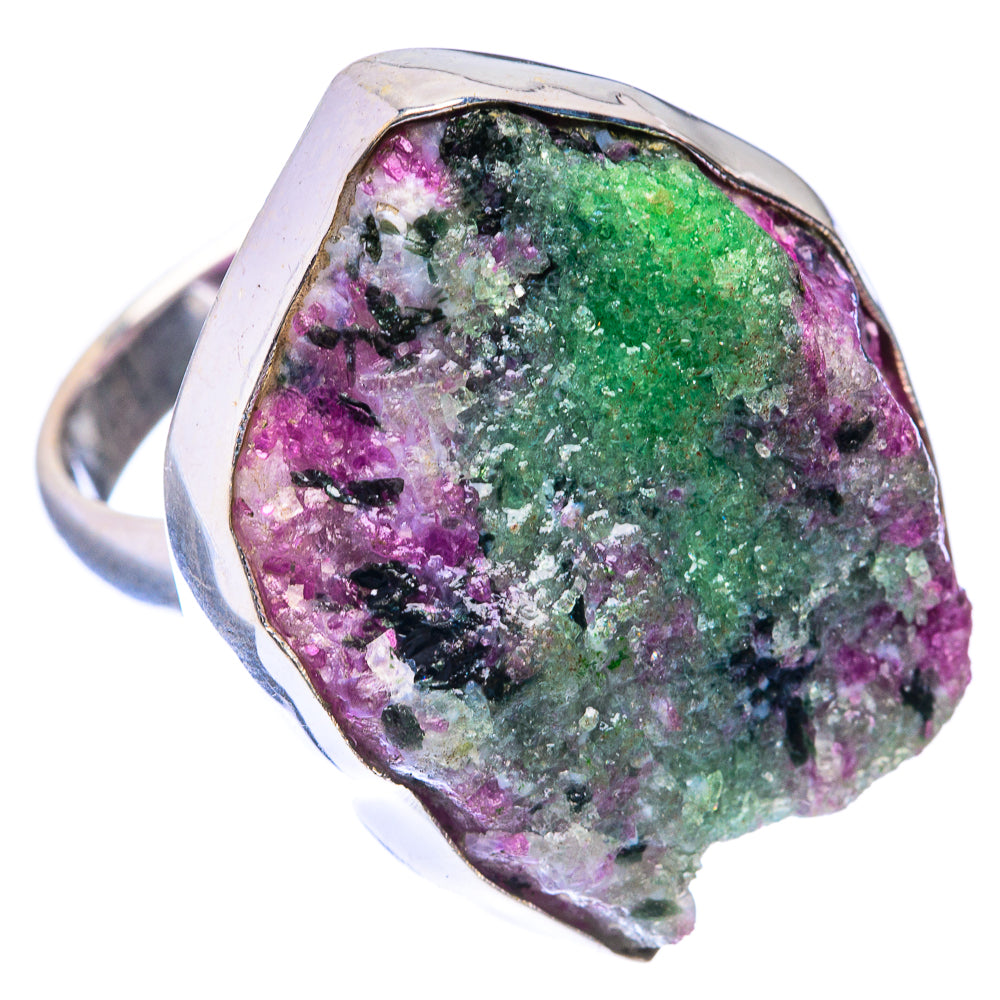 Large Ruby Zoisite Ring Size 8 (925 Sterling Silver) R141681