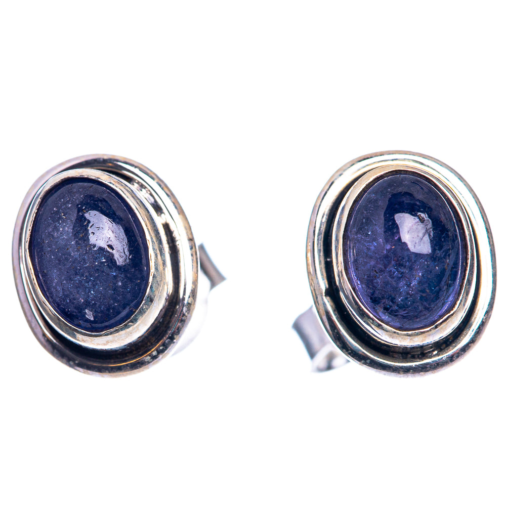 Natural Tanzanite Dainty Earrings 3/8" (925 Sterling Silver) E432510