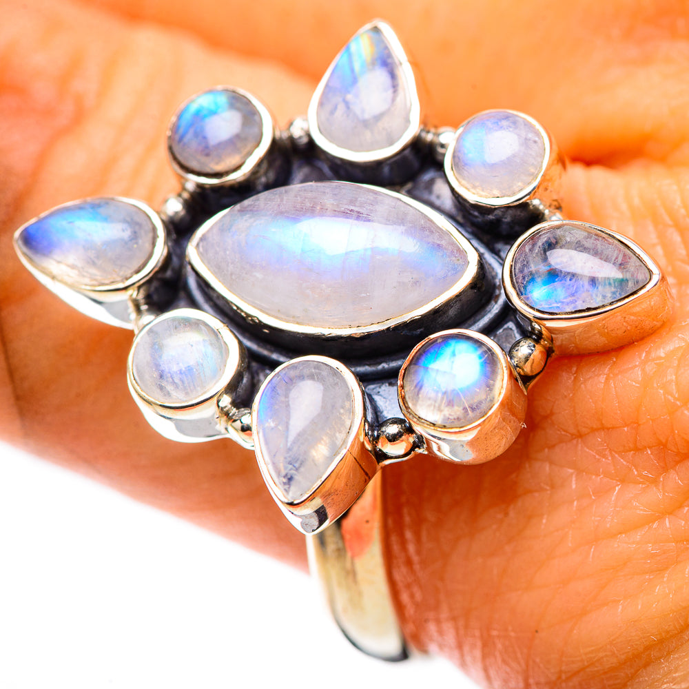 Rainbow Moonstone Ring Size 10.75 (925 Sterling Silver) RING138339