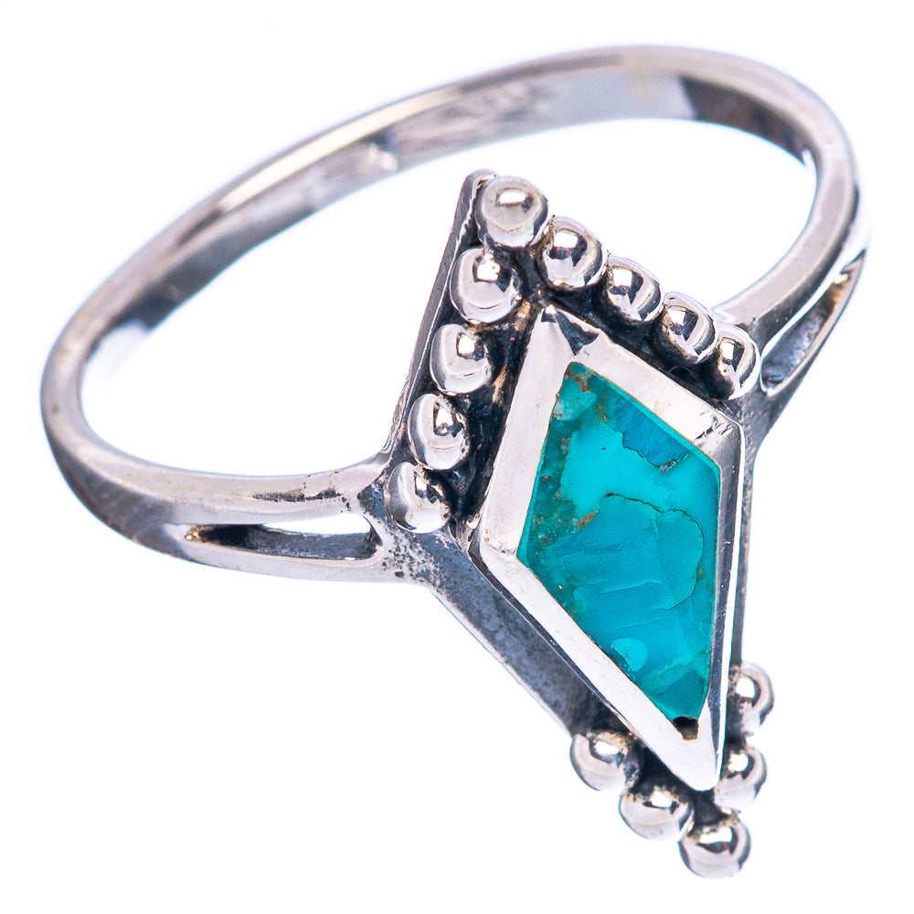 Rare Arizona Turquoise Ring Size 6.75 (925 Sterling Silver) R4469