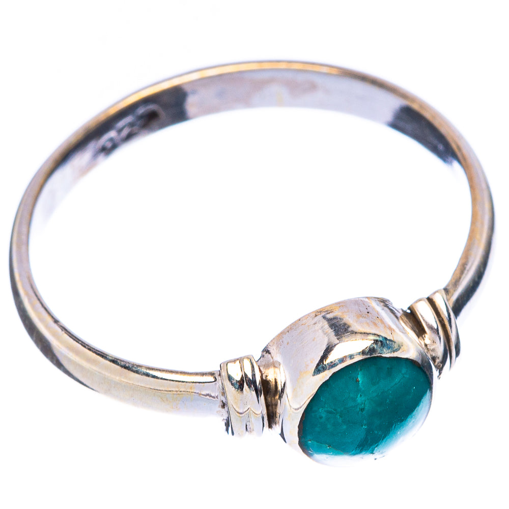 Turquoise Dainty Ring Size 8 (925 Sterling Silver) R5740