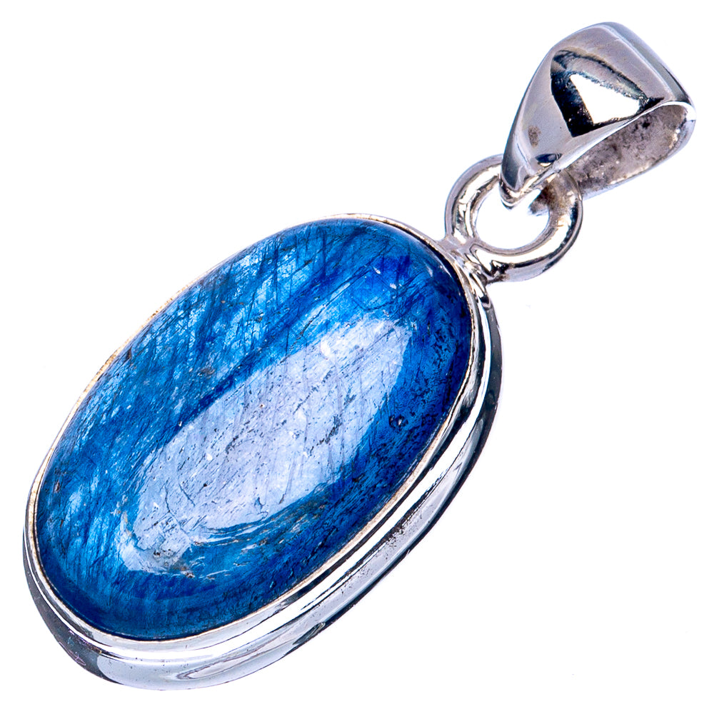 Kyanite 925 Sterling Silver Pendant 1 1/8" (925 Sterling Silver) P41877