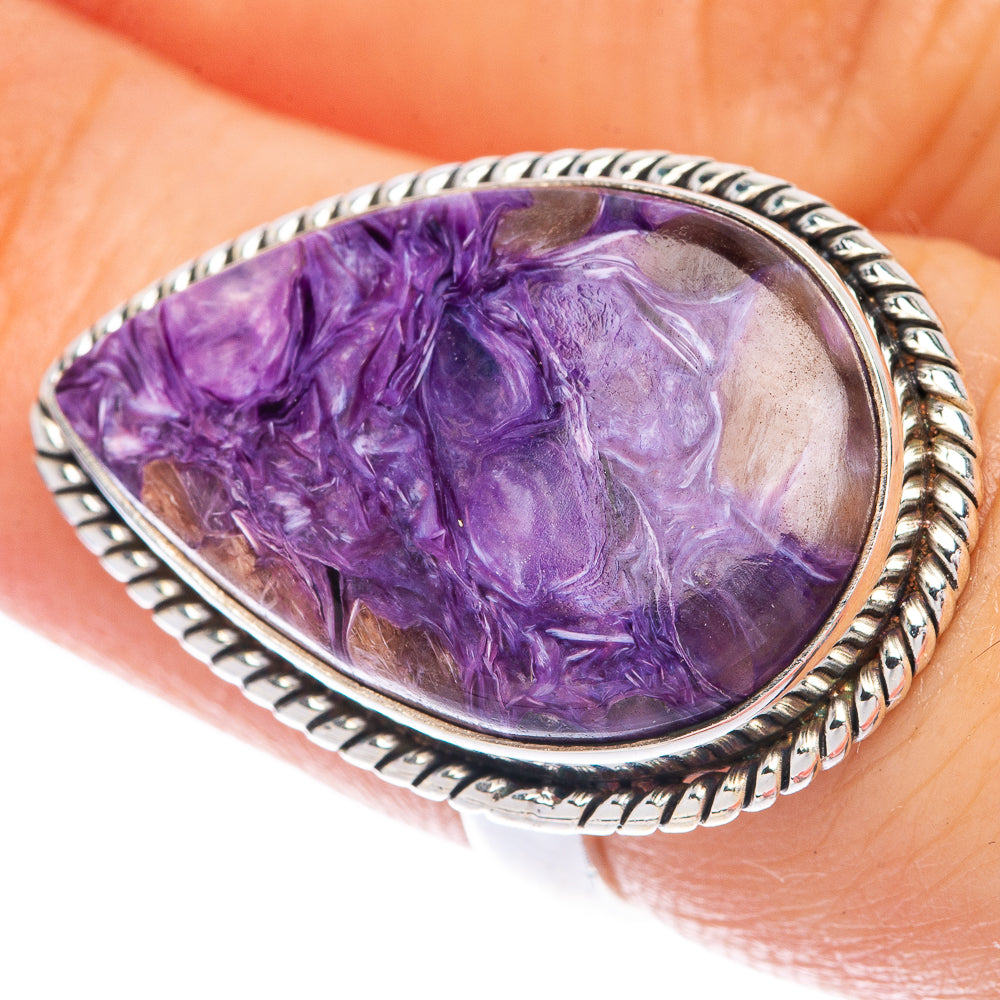Charoite Ring Size 6.75 (925 Sterling Silver) R144918