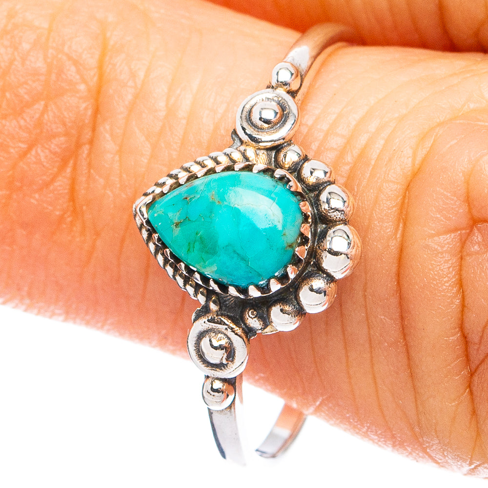 Mohave Turquoise Ring Size 8.75 (925 Sterling Silver) R8265