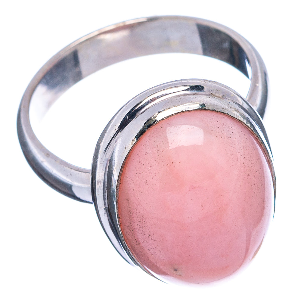 Pink Opal Ring Size 6 (.925 Sterling Silver)