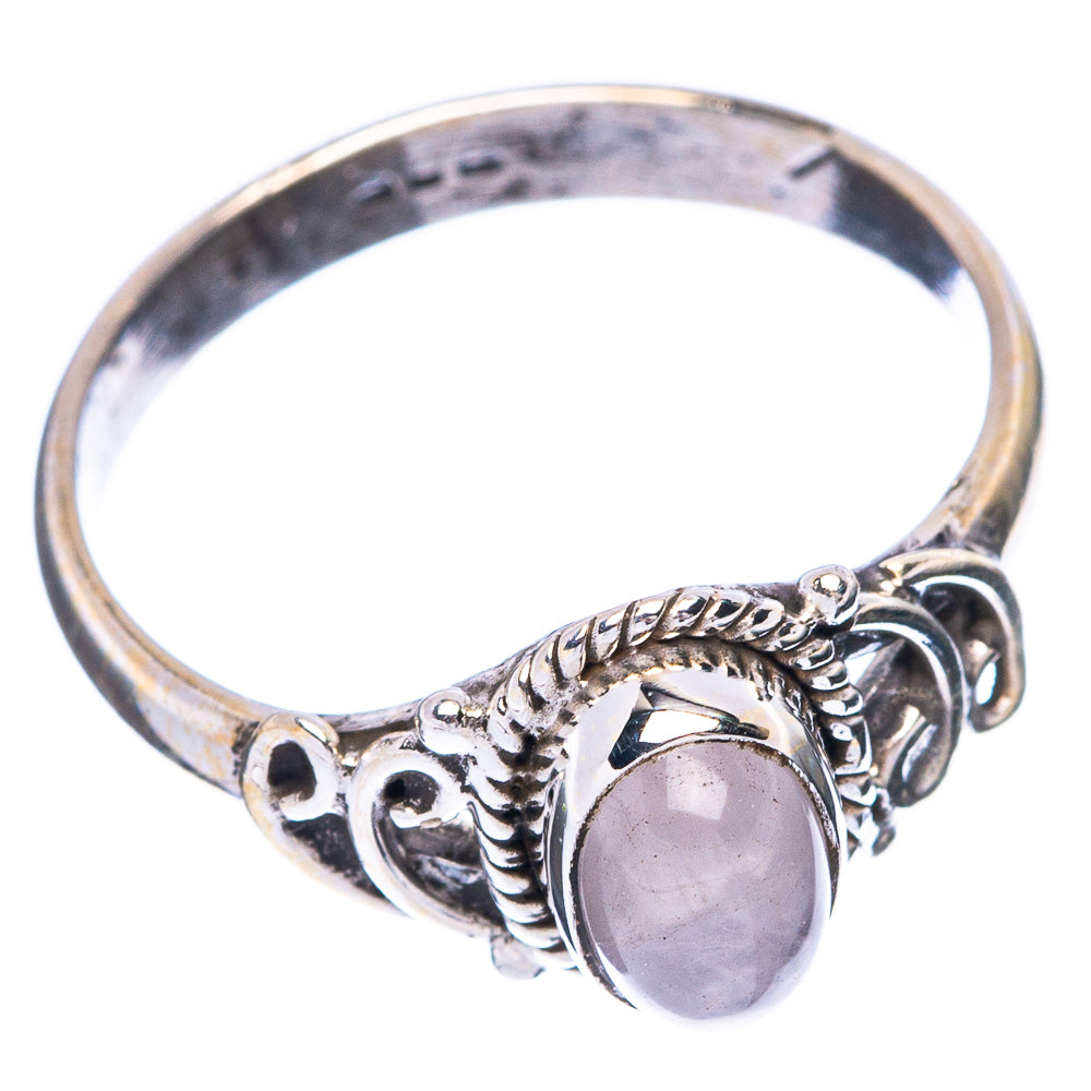 Rainbow Moonstone Dainty Ring Size 7 (925 Sterling Silver) R5828