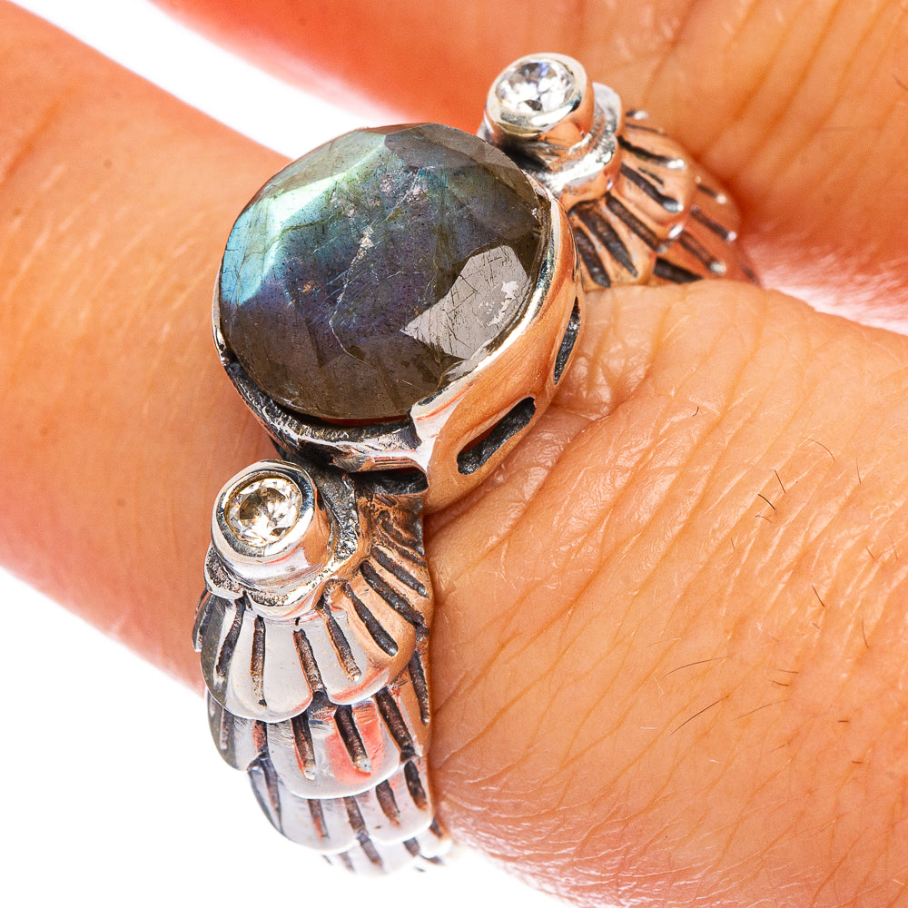 Labradorite Ring Size 7 (925 Sterling Silver) R147169