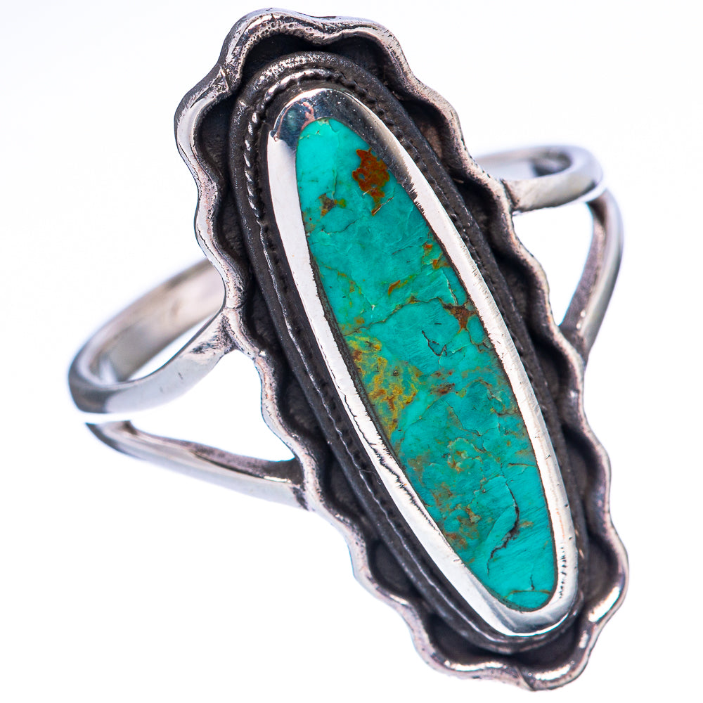 Rare Arizona Turquoise Ring Size 8.75 (925 Sterling Silver) R2179