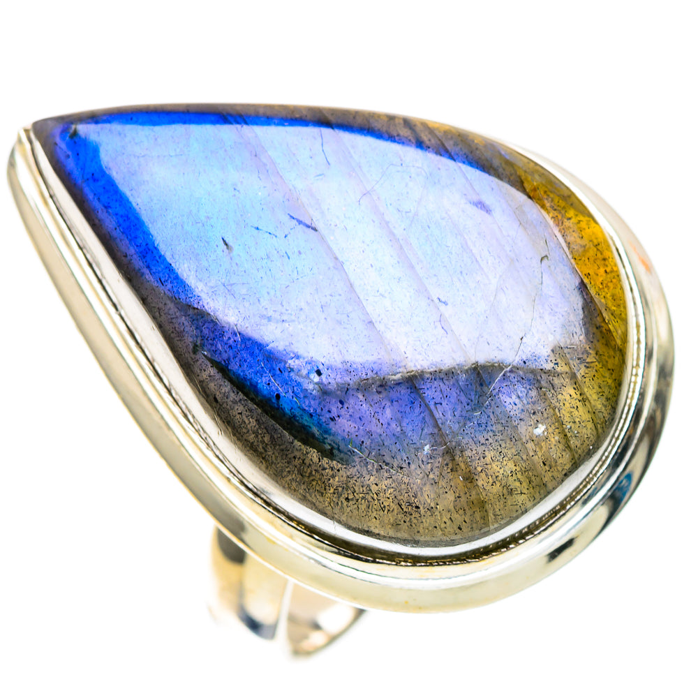 Large Labradorite Ring Size 9.25 (925 Sterling Silver) RING138039