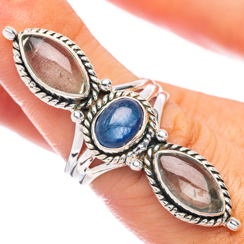 Large Kyanite, Aquamarine Ring Size 6 (925 Sterling Silver) R144937