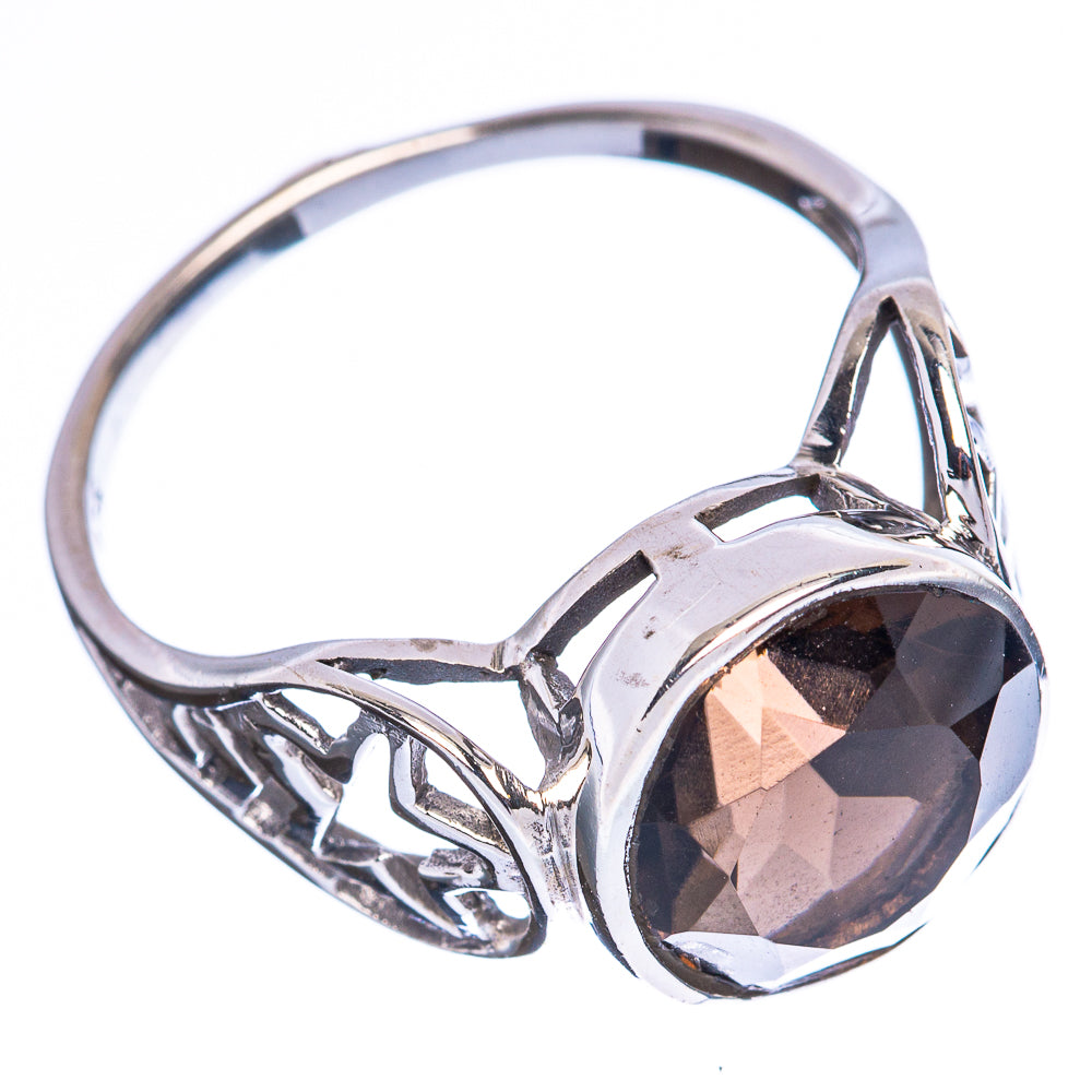 Value Smoky Quartz Ring Size 8.75 (925 Sterling Silver) R3154