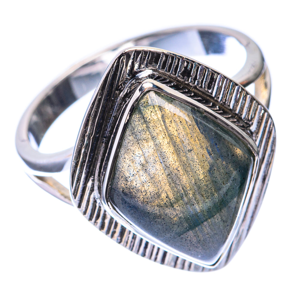 Premium Labradorite Ring Size 8 (925 Sterling Silver) R141877