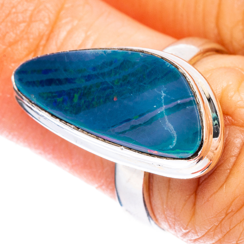 Rare Doublet Opal Ring Size 6 (925 Sterling Silver) R146946