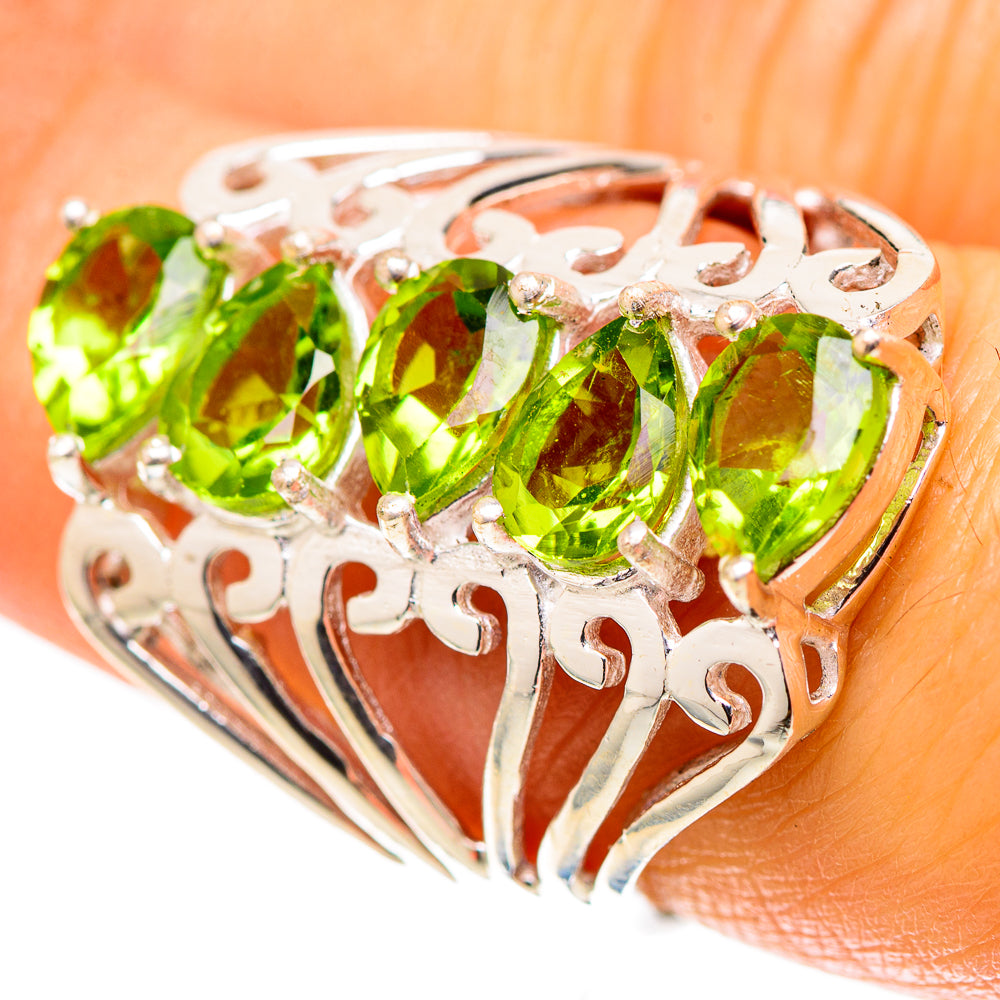 Peridot Ring Size 6.75 (925 Sterling Silver) RING138709