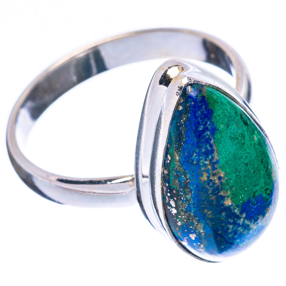 Azurite Ring Size 9.75 (925 Sterling Silver) R3385