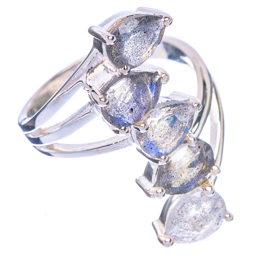 Labradorite Ring Size 6.75 (925 Sterling Silver) R1308