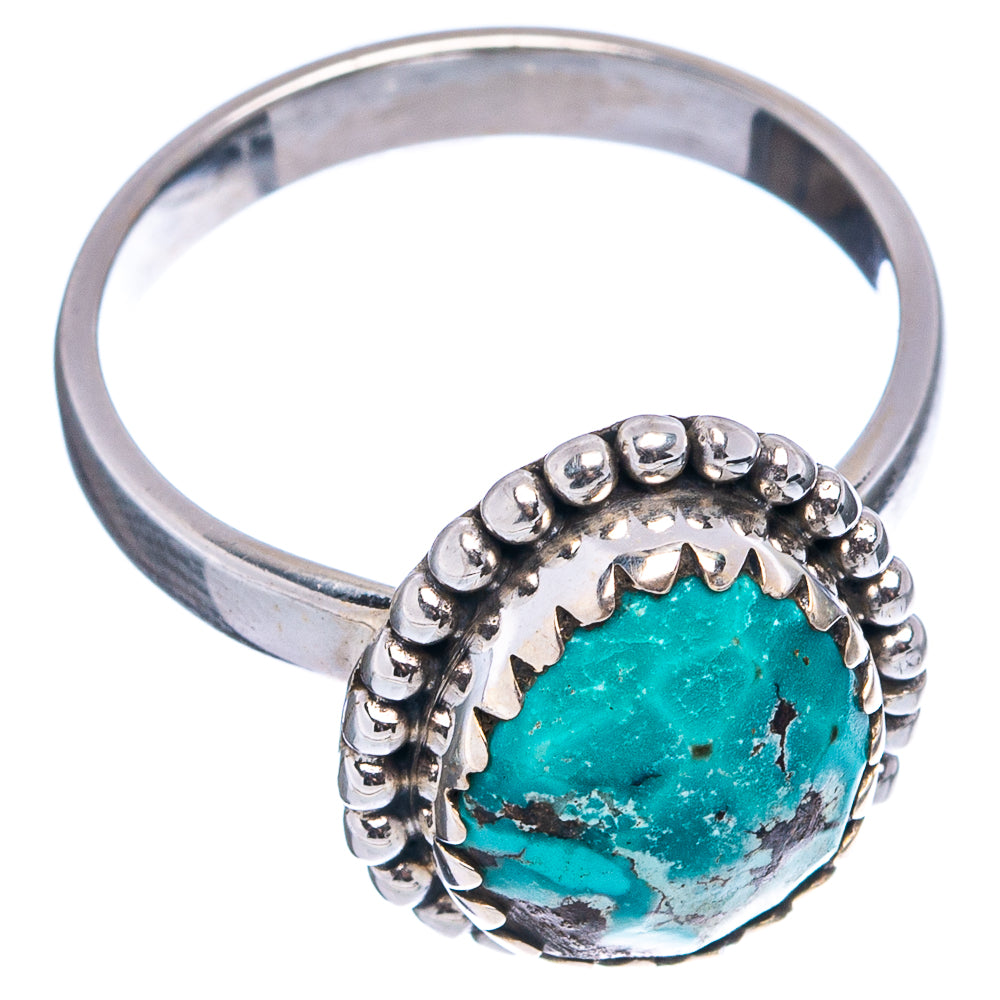 Hubei Turquoise Ring Size 7.75 (.925 Sterling Silver)