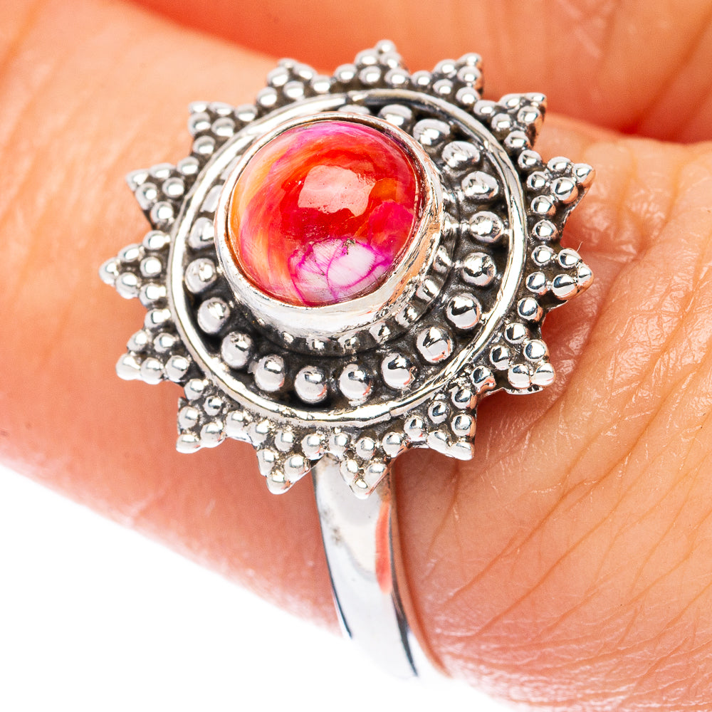 Value Sunstone Ring Size 7.75 (925 Sterling Silver) R3263