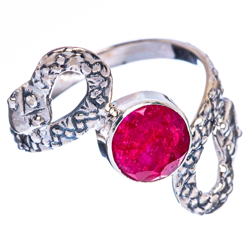 Value Red Sillimanite Ring Size 9 (925 Sterling Silver) R3335
