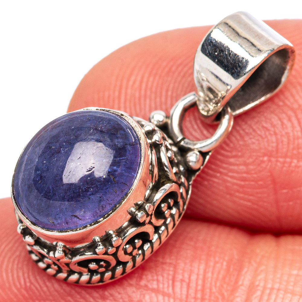 Rare  Tanzanite Pendants 7/8" (925 Sterling Silver) P42329