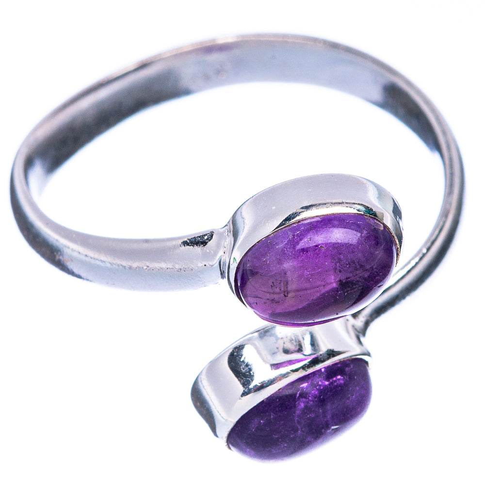 Amethyst Dainty Ring Size 6 Adjustable (925 Sterling Silver) R5708
