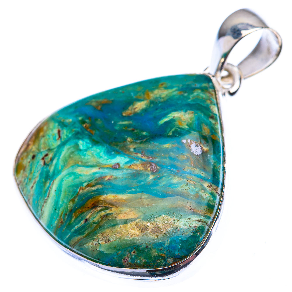 Peruvian Opal Pendant 1 3/8" (925 Sterling Silver) PD38555