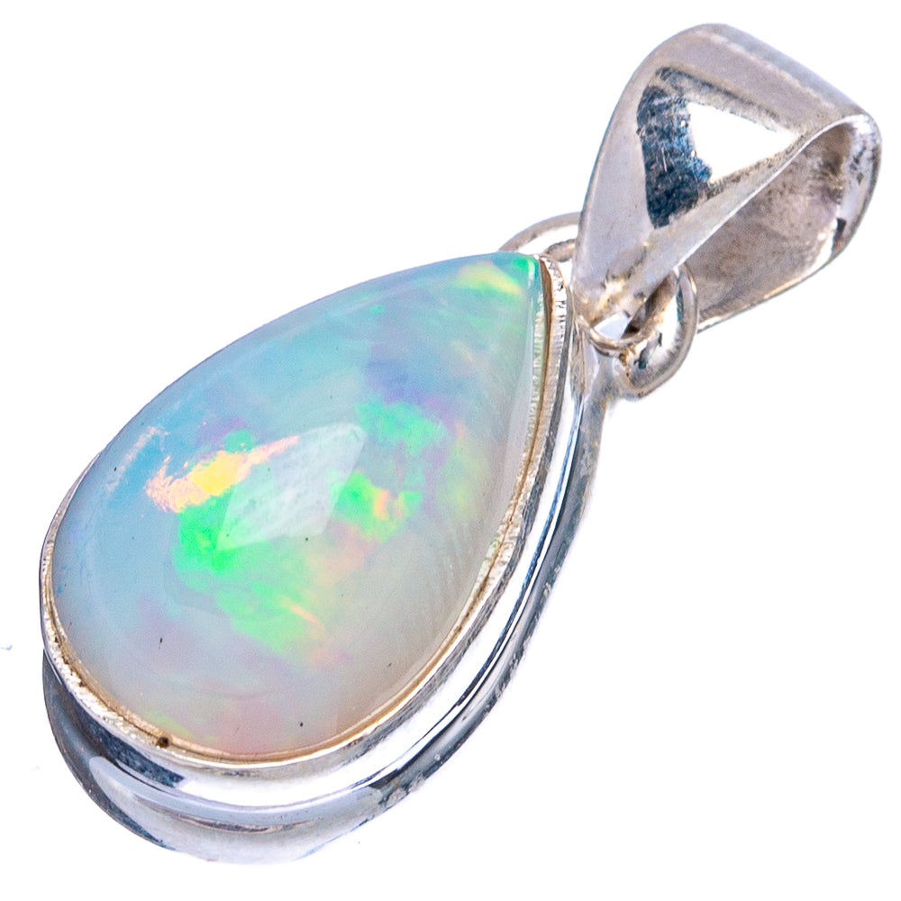 Rare Large Ethiopian Opal Pendant 7/8" (925 Sterling Silver) P43421