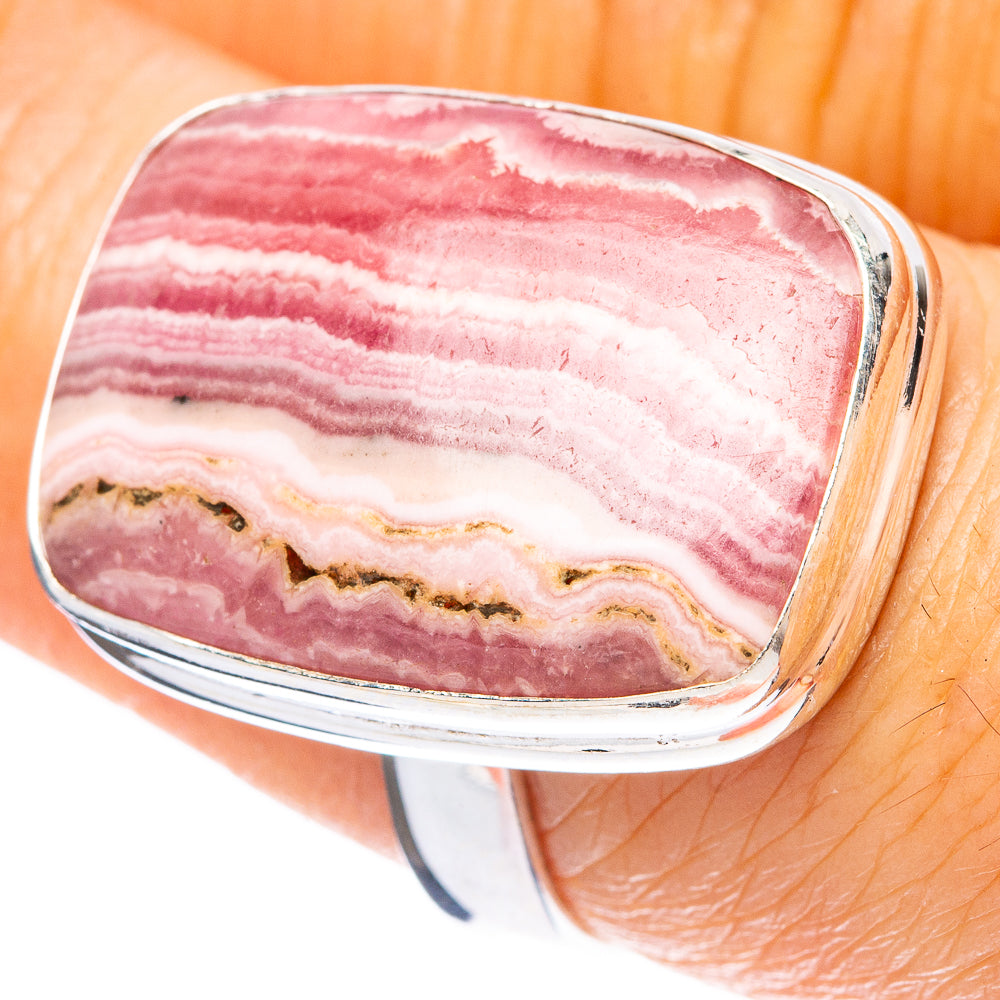Rhodochrosite Ring Size 7.5 (925 Sterling Silver) R4226