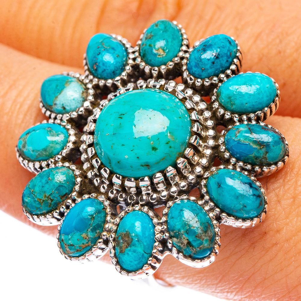Large Synthetic Opal Ring Size 9 (925 Sterling Silver) R146334