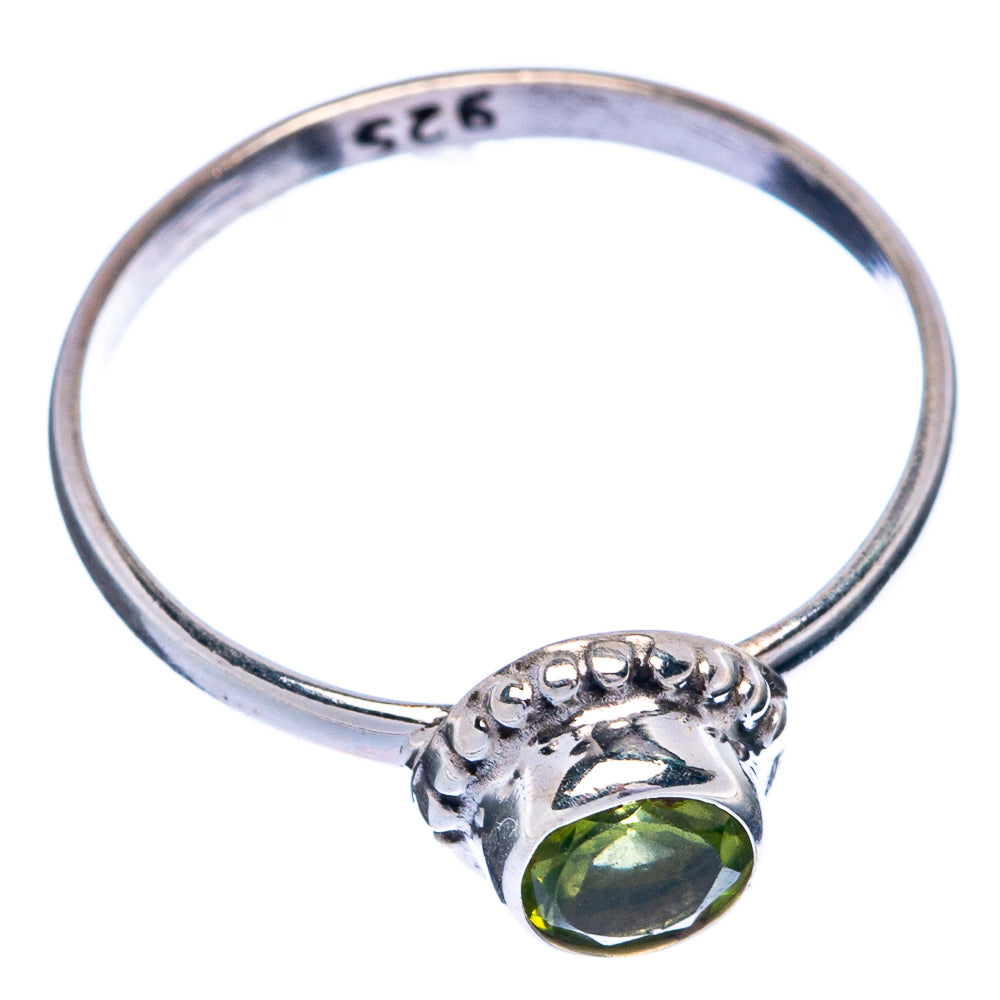 Peridot Dainty Ring Size 5.75 (925 Sterling Silver) R145469