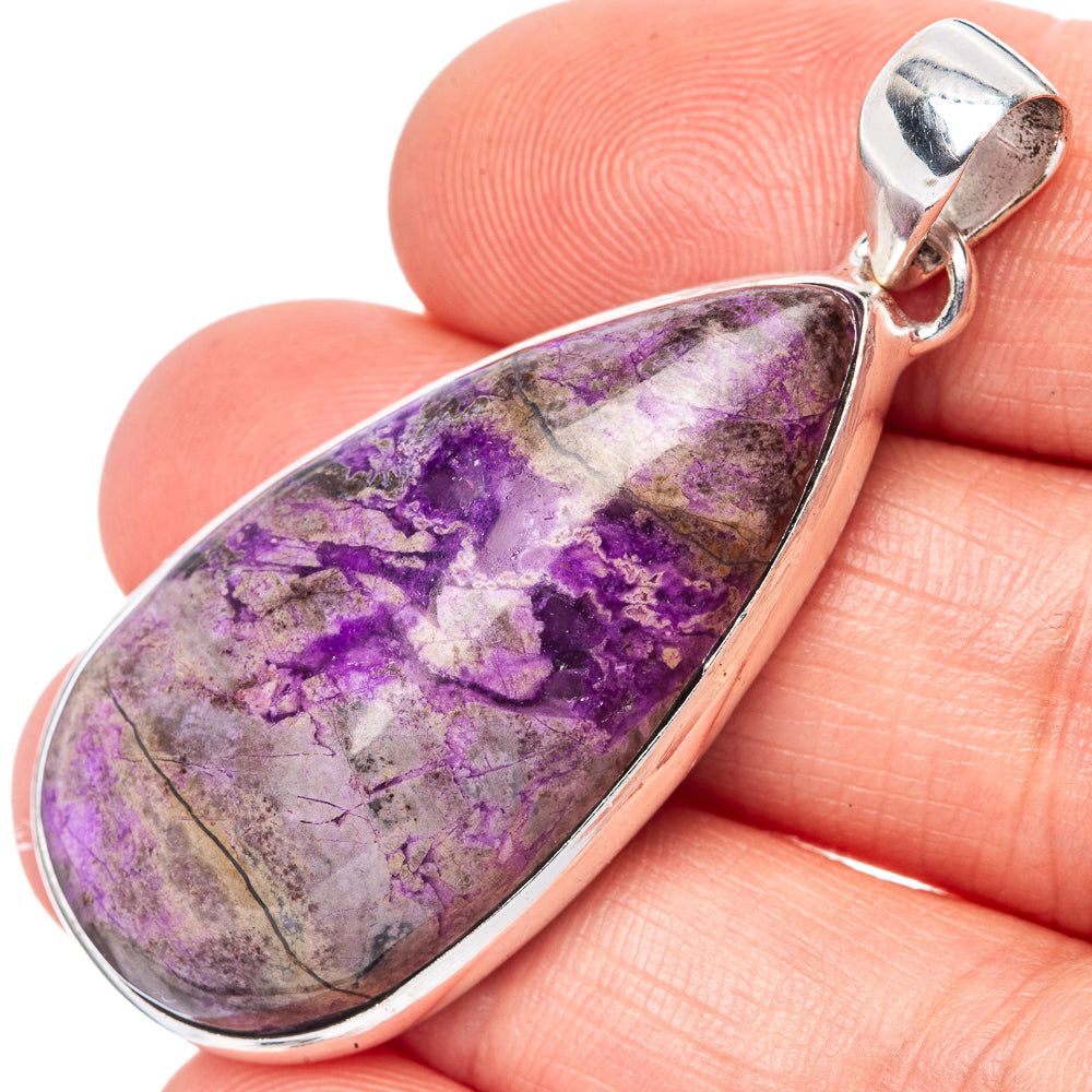 Stichtite Pendant 1 7/8" (925 Sterling Silver) P42519