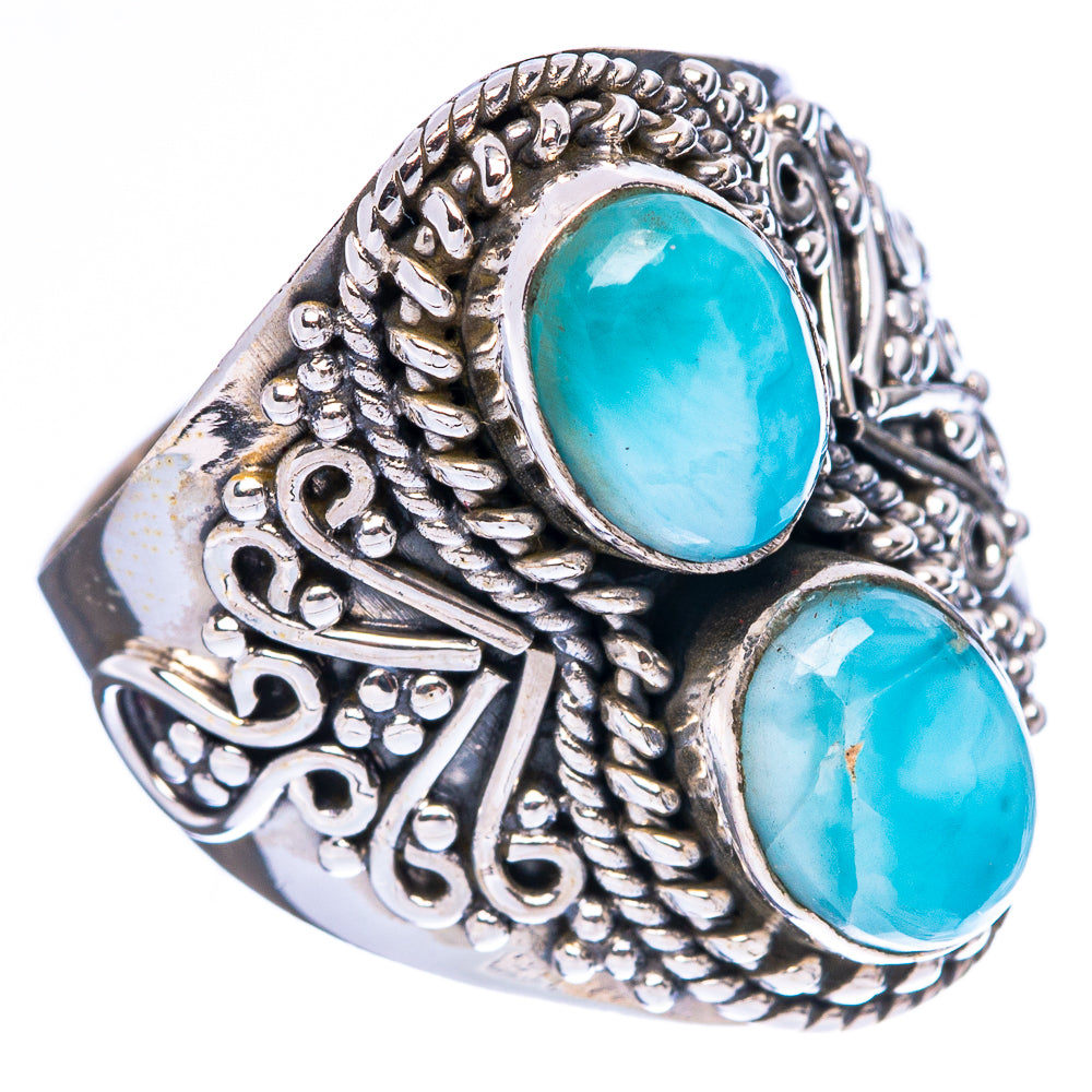 Larimar Ring Size 7.5 (925 Sterling Silver) R4248