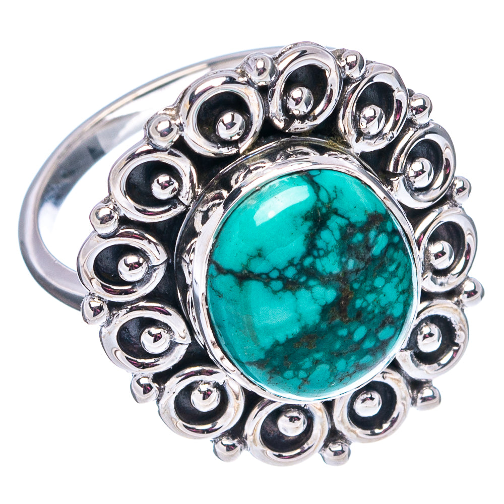Premium Turquoise Ring Size 6 (.925 Sterling Silver)